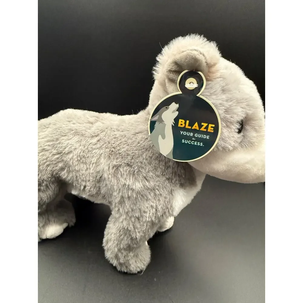 🐺 Salesforce “Blaze” Plush Wolf – 14” Corporate Mascot Stuffed Animal w/ Tags